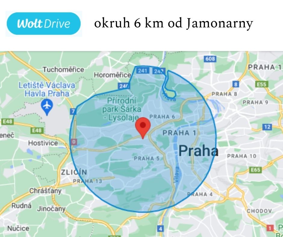 WoltDrive doručení Tapas prkénka